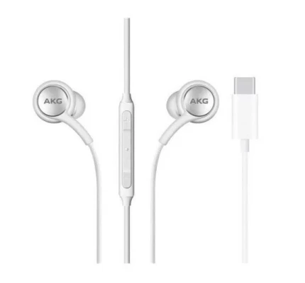 Samsung AKG внутриканальные наушники USB-C  |  Встроенный микрофон  |  Белые