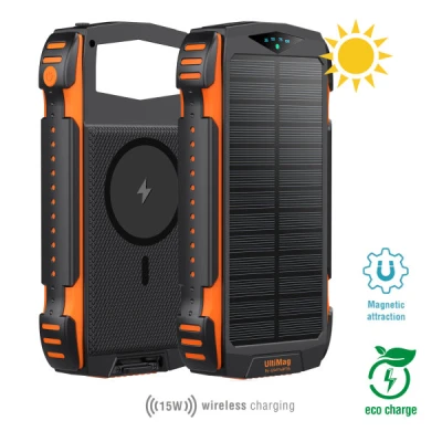 Солнечная Power Bank Rugged TitanPack UltiMag 20000mAh черный
