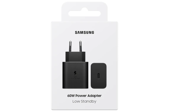 T6010NBEGWW Samsung 60W Адаптер питания Type-C (без кабеля), черный