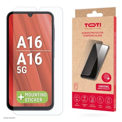 TEMPERED glass 2D screen protector for Samsung Galaxy A26 / A16 /  / A17, Transparent