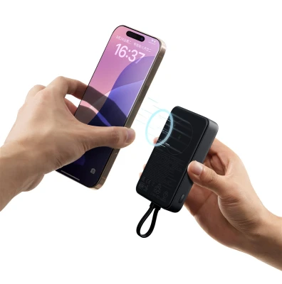 Xiaomi 33W Magnetic Power Bank 10000mAh (Integrēts kabelis), Pelēks