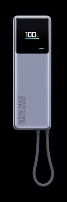 Xiaomi 165W Power Bank 10000mAh (Integrēts kabelis)