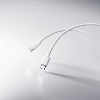 Xiaomi 3A Braided USB-C to USB-C Cable (1m), Balts