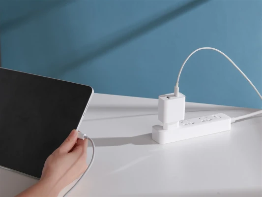 Xiaomi Mi 33W sienas lādētājs (Type-A+Type-C) EU, Balts