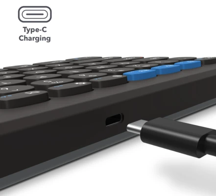 ZAGG Pro Keyboard 12 inch-Charcoal-Nordic (wireless charging on mat)