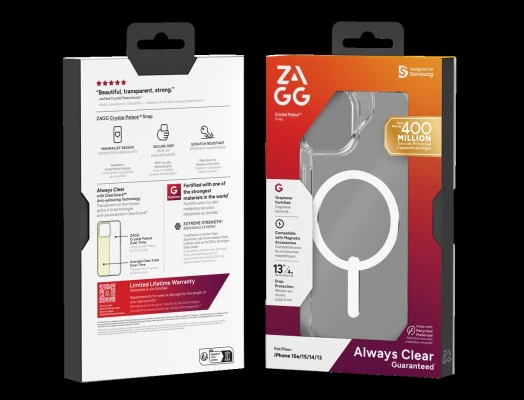 ZAGG Protection Bundle for iPhone 16e: Case with MagSafe and Screen Protector