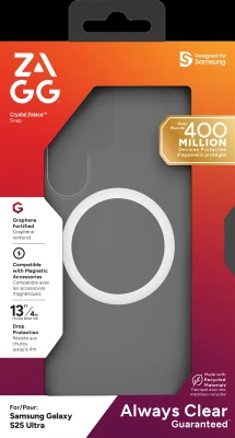 ZAGG Protection Bundle for Samsung S25 Ultra: Case with MagSafe and Screen Protector