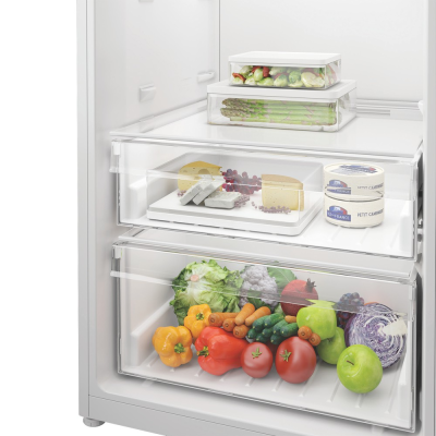 Indesit MLINS 1411 W4E Refrigerator, E, Free standing, Larder, Height 171.4 cm, Net fridge 367 L, White