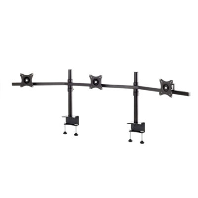 EDBAK SV11 desk mount for three 19 “-27” monitors, curved  |  EDBAK
