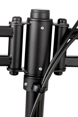 EDBAK SV11 desk mount for three 19 “-27” monitors, curved  |  EDBAK