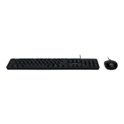 Acer Combo 100, Wired KB AKW900 + Wired mouse AMW920 Black US int. (Retail Pack)