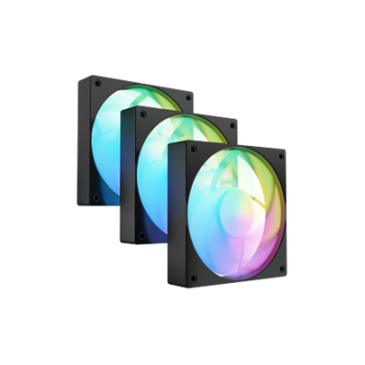 Fury  |  Sai S12 ARGB PWM  |  3-Pack Case Fan  |  Black