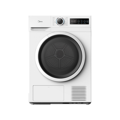 Midea MD110H80 / W-HR Dryer  |  Heat Pump  |  8 kg  |  Depth 60 cm  |  Energy Class E  |  White