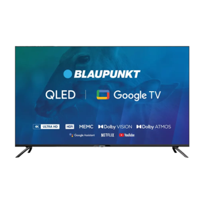 Blaupunkt 50QBG6000S 50” (126 см) QLED 4K Ultra HD Google TV, Dolby Vision, Dolby Atmos  |  Blaupunkt