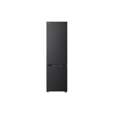 LG GBBS726CEV Refrigerator, C, Free-standing, Combi, Height 2.03 m, Net fridge 262 L, Net freezer 113 L, Black  |  LG