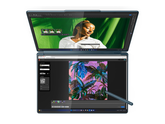 Lenovo Yoga Book 9 14IAH10 Touch 2x14 2.8K ULT7-255H / 32GB / 1TB / Intel Arc 140T / WIN11 Home / ENG Backlit kbd / Tidal Teal / 2Y Warranty  |  Lenovo