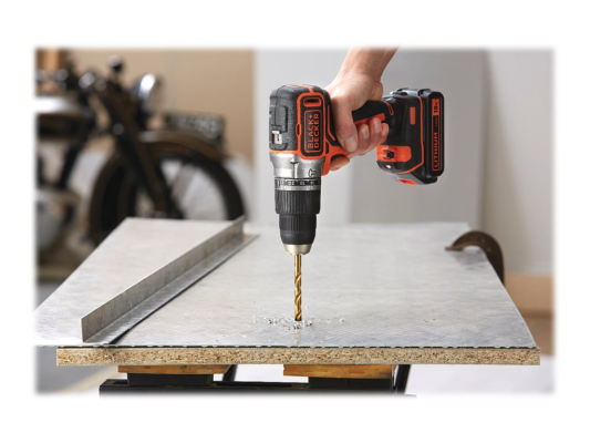Black&Decker perforators BL188K-QW 18V BL 1Batt 400mA komplektā