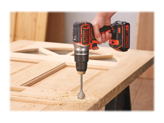 Black&Decker perforators BL188K-QW 18V BL 1Batt 400mA komplektā