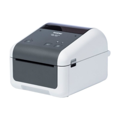 Brother TD-4215D desktop printer for professional label printing  |  Brother
