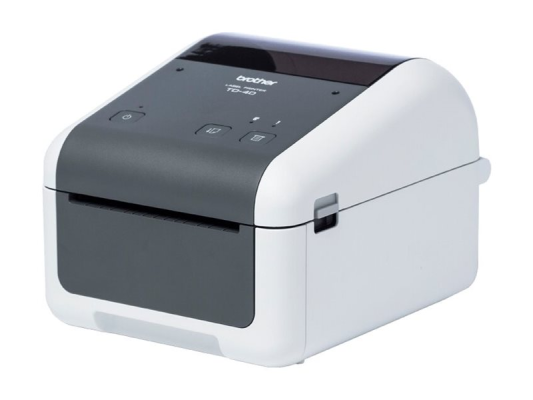 Brother TD-4215D desktop printer for professional label printing  |  Brother