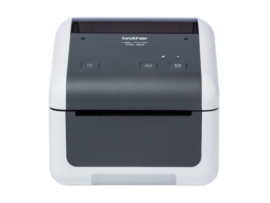 Brother TD-4215D desktop printer for professional label printing  |  Brother