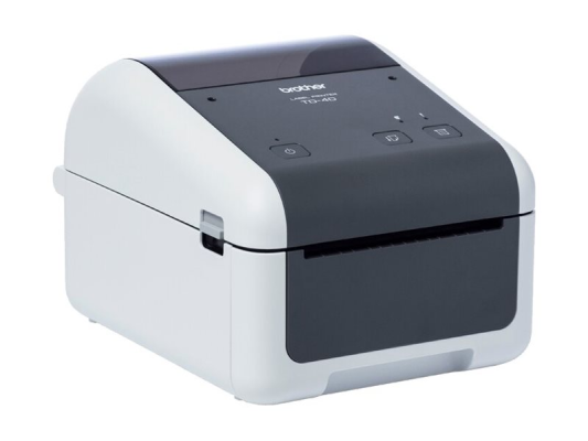 Brother TD-4215D desktop printer for professional label printing  |  Brother