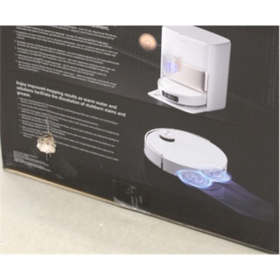 IZPĀRDOŠANA. MOVA V50 Ultra Complete Robot Vacuum, White  |  MOVA Robot Vacuum  |  V50 Ultra Complete  |  Wet&Dry  |  6400 mAh  |  Dust capacity 3.2 L  |  24000 Pa  |  White  |  DAMAGED PACKAGING  |  34 month(s)