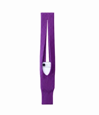 MACHINO iPhone zeķe ĪSĀ IZMĒRA (40cm) Violeta