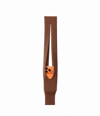 MACHINO iPhone sock SHORT SIZE (40cm) Brown