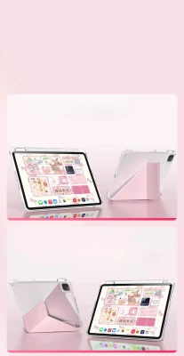MACHINO TAB vāciņš iPad Pro 12.9" 2018-2022 /  AIR 13" 2024 rozā