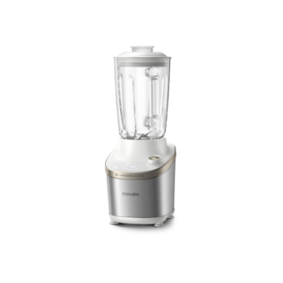Philips  |  Atlantic High Speed Blender  |  HR3760 / 01 7000 Series  |  Tabletop  |  1500 W  |  Jar material Glass  |  Jar capacity 2 L  |  Ice crushing  |  Metal / White