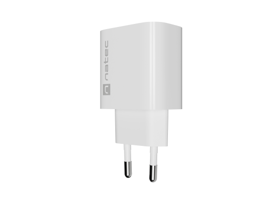 Natec Ribera USB lādētājs 1X USB-C 20W, Balta
