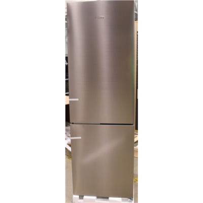IZPĀRDOŠANA. Midea MDRB548MME46 ledusskapis, E, brīvi stāvošs, kombi, augstums 186 cm, ledusskapja neto 271L, saldētava neto 130L, pelēks  |  Midea ledusskapis  |  MDRB548MME46  |  Energoefektivitātes klase E  |  Brīvi stāvošs  |  Kombi  |  Augstums 186 c