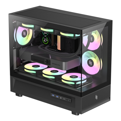 Gamemax korpuss  |  NEX C31 BK  |  MATX / BTF