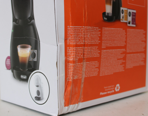 SALE OUT. DeLonghi EDG110.WB Dolce Gusto Piccolo XS Coffee maker, White  |  Delonghi Coffee Maker  |  EDG110.WB Dolce Gusto Piccolo XS  |  Pump pressure 15 bar  |  Capsule  |  1400 W  |  White  |  DAMAGED PACKAGING