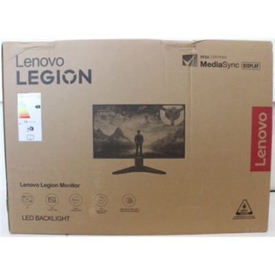 SALE OUT. Lenovo Legion R27s (A25270FR0) 27 Monitor - HDMI  |  Lenovo Legion R27s  |  27 "  |  IPS  |  16:9  |  144 Hz  |  1 ms  |  1920 x 1080 pixels  |  250 cd / m²  |  HDMI ports quantity 1  |  Raven Black  |  Warranty 36 month(s)  |  DAMAGED PACKAGING
