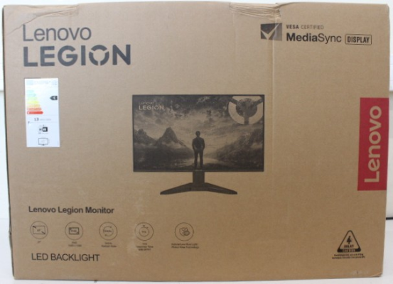 SALE OUT. Lenovo Legion R27s (A25270FR0) 27 Monitor - HDMI  |  Lenovo Legion R27s  |  27 "  |  IPS  |  16:9  |  144 Hz  |  1 ms  |  1920 x 1080 pixels  |  250 cd / m²  |  HDMI ports quantity 1  |  Raven Black  |  Warranty 36 month(s)  |  DAMAGED PACKAGING
