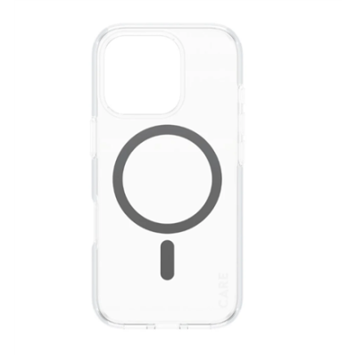 CARE Flagship Case  |  Back cover  |  Apple  |  iPhone 16 PRO  |  Recycled plastic  |  Black  |  MagSafe