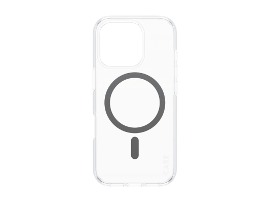 CARE Flagship Case  |  Back cover  |  Apple  |  iPhone 16 PRO  |  Recycled plastic  |  Black  |  MagSafe