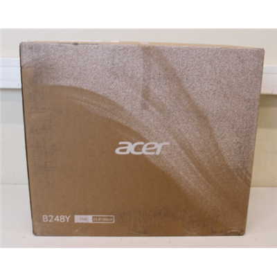 SALE OUT. Acer Vero B8 B248YEbemiqprcuzx 23.8" IPS 1920x1080 / 16:9 / 4ms / 300 / 100M:1 / DP,HDMI / Audio Out / Webcam / Black  |  Acer  |  Vero B8 B248YEbemiqprcuzx  |  23.8 "  |  IPS  |  16:9  |  100 Hz  |  4 ms  |  1920 x 1080 pixels  |  300 cd / m²  