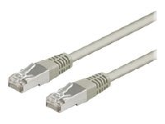 Goobay  |  CAT 5e patchcable, F / UTP  |  Grey RJ45 male (8P8C)  |  RJ45 male (8P8C)