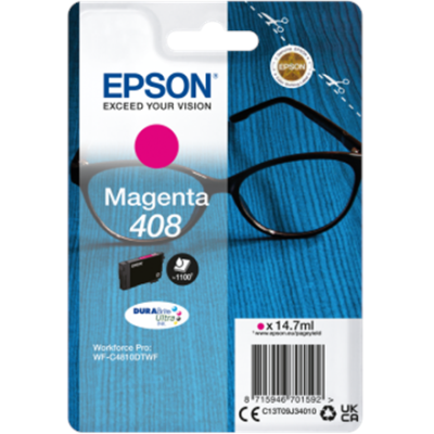 Epson DURABrite Ultra 408L  |  Ink cartrige  |  Magenta