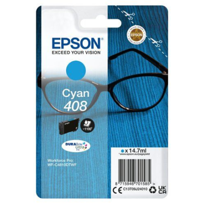 Epson DURABrite Ultra 408L  |  Ink cartrige  |  Cyan