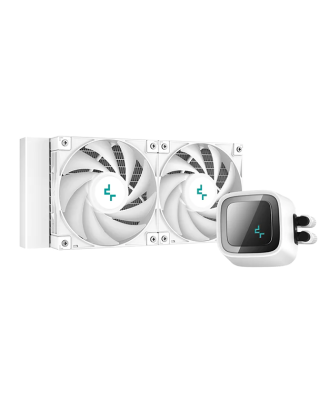 Deepcool  |  LS520 ARGB  |  Liquid CPU Cooler  |  Intel & AMD  |  White