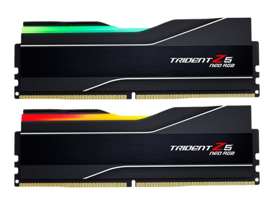 G.Skill  |  Trident Z5 Neo RGB  |  32 GB  |  DDR5  |  6000 MHz  |  PC / serveris  |  Reģistrēts Nē  |  ECC Nē