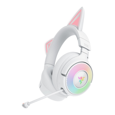 Razer  |  Austiņas  |  Kraken Kitty V3 Pro  |  Jā  |  Bluetooth  |  Ap ausīm  |  Bezvadu