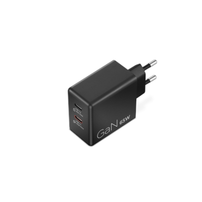 Lenovo Dual USB-C 65W GaN Charger  |  USB-C  |  65 W  |  Charger