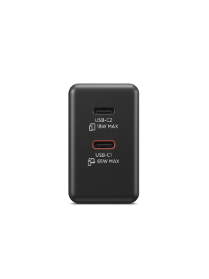 Lenovo Dual USB-C 65W GaN Charger  |  USB-C  |  65 W  |  Charger