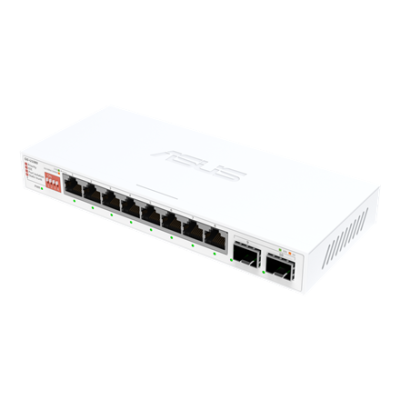 ASUS QG-U1080 8-Port 2.5G, 2-Port 10G, SFP+ Unmanaged Switch