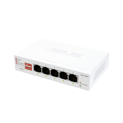 ASUS QG-U1050 2.5G Unmanaged Ethernet Switch, 5-port